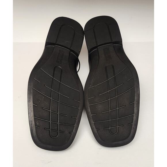 Dexflex Comfort Memory Foam Mens Leather Oxford Black Dress Shoes Size 14